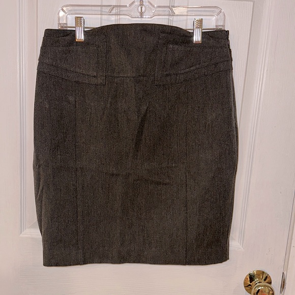 Grey Express Pencil Skirt - Picture 3 of 6